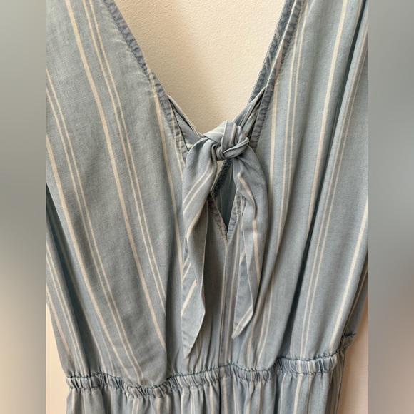 GF collection, baby blue low front and back, romper, wide leg, size: 8 - Picture 4 of 6